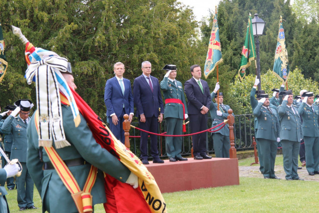 Delegado del Gobierno en acto Guardia Civil