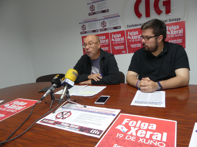La CIG presenta concentraciones convocadas para el 16 de mayo