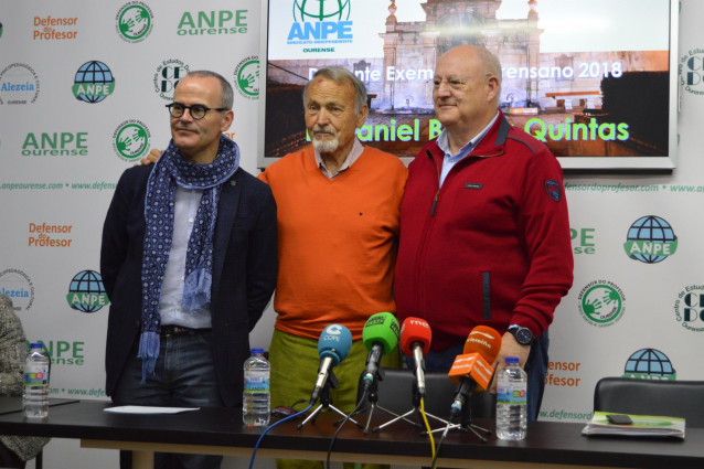 Daniel Barata Quintas, premiado como “Docente ejemplar ourensano” 2018