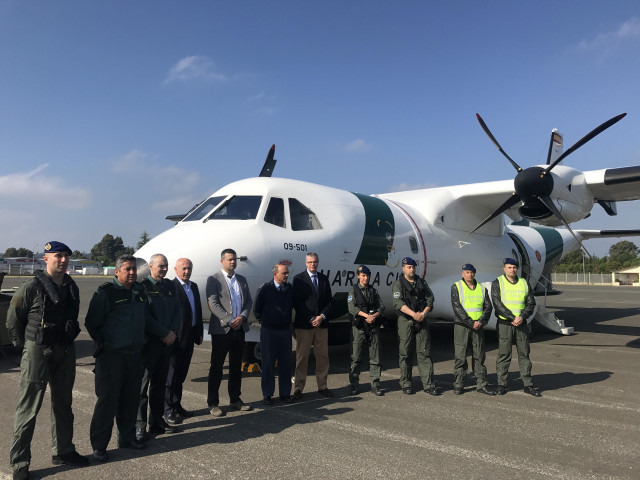 Guardia Civil avión de vigilancia pesquera