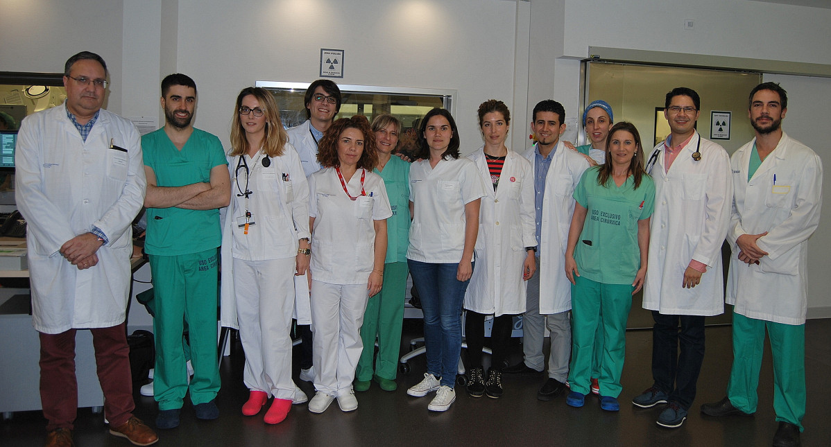 Equipo de la unidad de investigación de cardiología del Chuvi