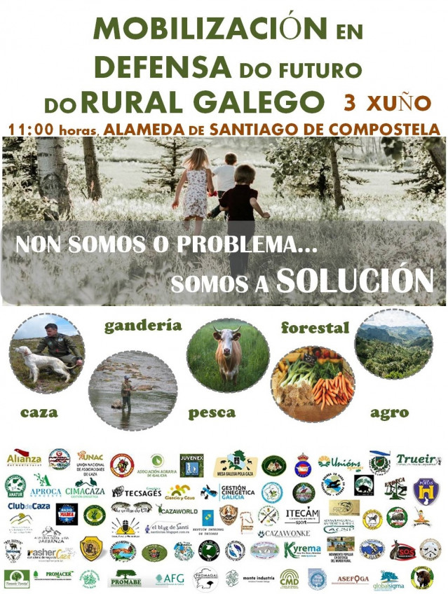 Manifestación convocada para el 3 de junio en Santiago