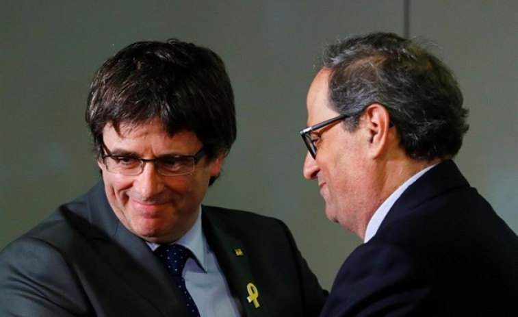 Turull, Rull, Comin y Puig… el diálogo sin condiciones de Torra a Rajoy