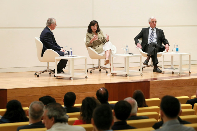 La directora de la Amtega, Mar Pereira, abre la jornada 'Galicia TIC 2018'
