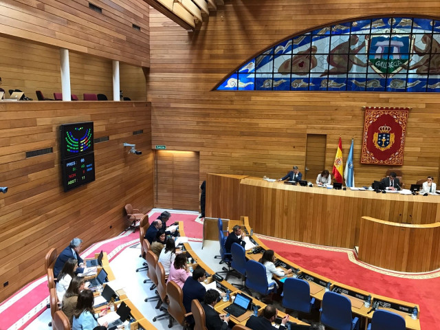 Votación el Parlamento gallego sobre la variante de Ribeira