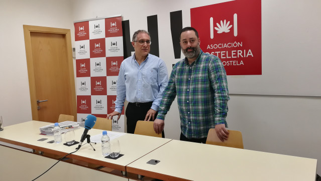 Rueda de prensa de la Asociación de Hostelería de Compostela