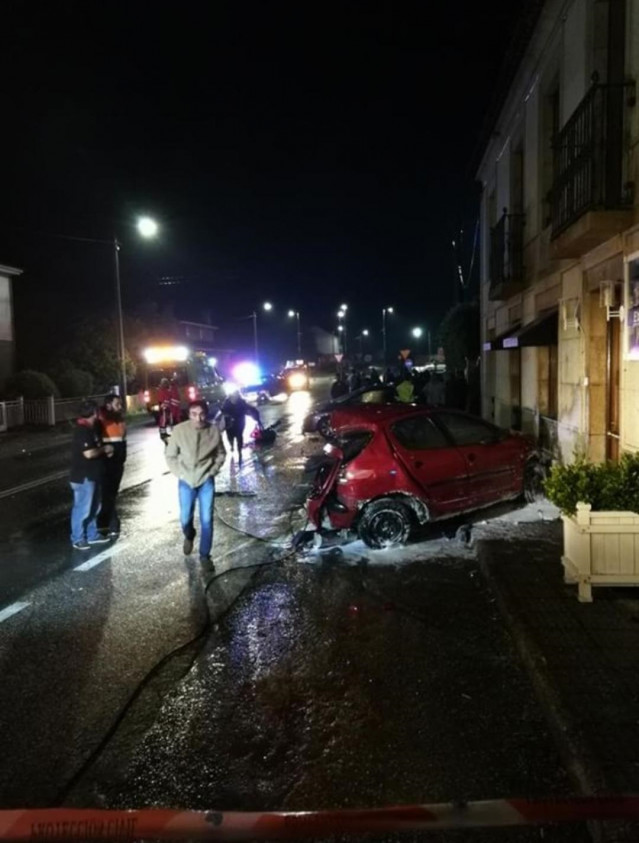 Accidente en Catoira