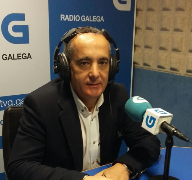 Ramón Carballo, en una entrevista con la Radio Galega