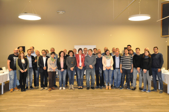 Encuentro de cargos municipales del BNG en Santiago de Compostela