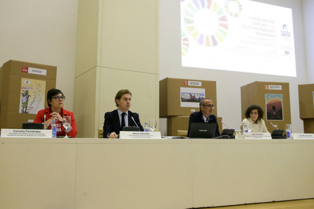 Jesús Gamallo en la jornada sobre los Objetivos de Desarrollo Sostenible (OBS)