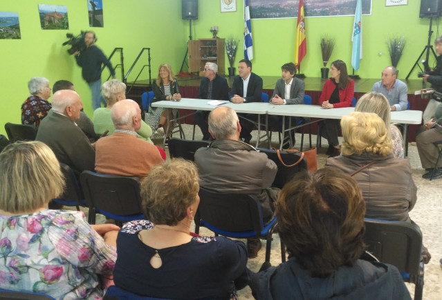 El presidente de la Diputación de A Coruña con el alcalde de Ferrol.