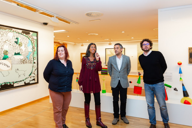 Presidenta Fundación María José Jove y alcalde Xulio Ferreiro