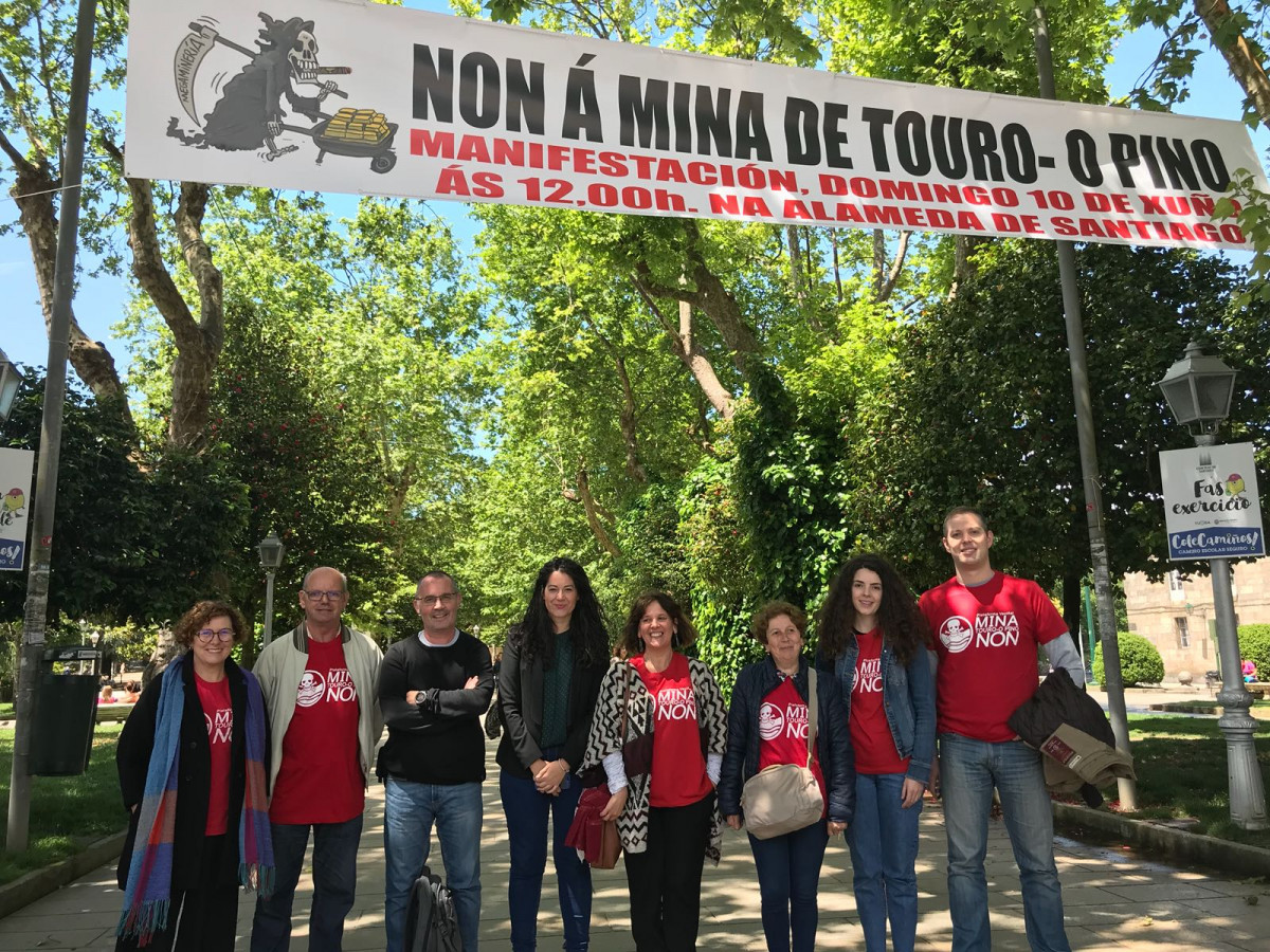 Pdra touro pancarta manifestacion