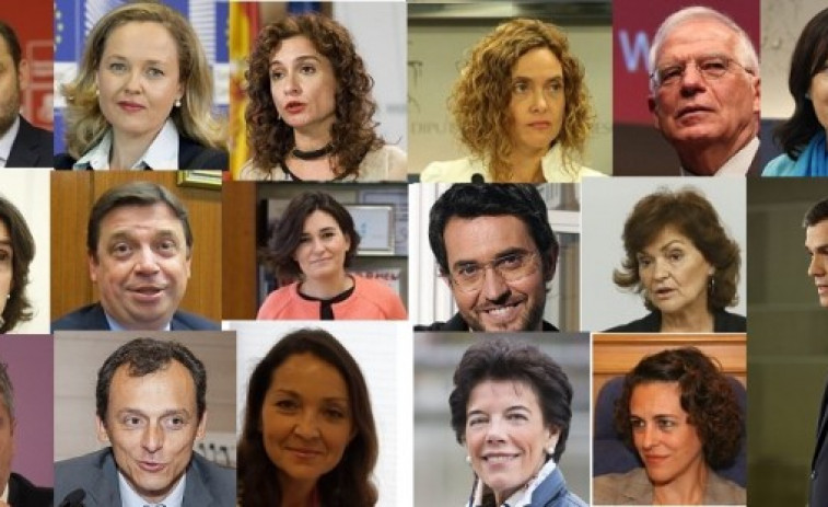 Así es el nuevo Gobierno: 11 ministras, 17 carteras y sólo una gallega