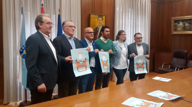 Presentación del I Premio de poesía Florencio Delgado Gurriarán en Ourense.