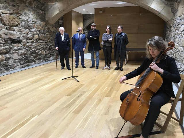 Antonio Gamoneda en Santiago