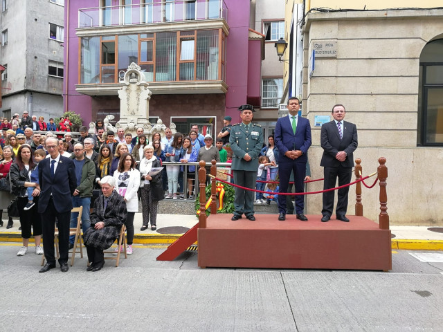 Homenaje de la Guardia Civil a José Antonio Pardines