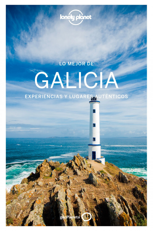 Portada de la primera guía de viajes de Lonely Planet sobre Galicia.