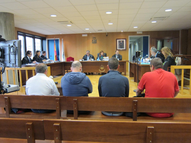 Foto de archivo del juicio contra comuneros de Valadares