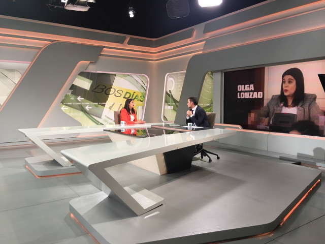 Crtvg. Entrevista Tvg Olga Louzao Voceira De Cidadáns Galicia + Foto