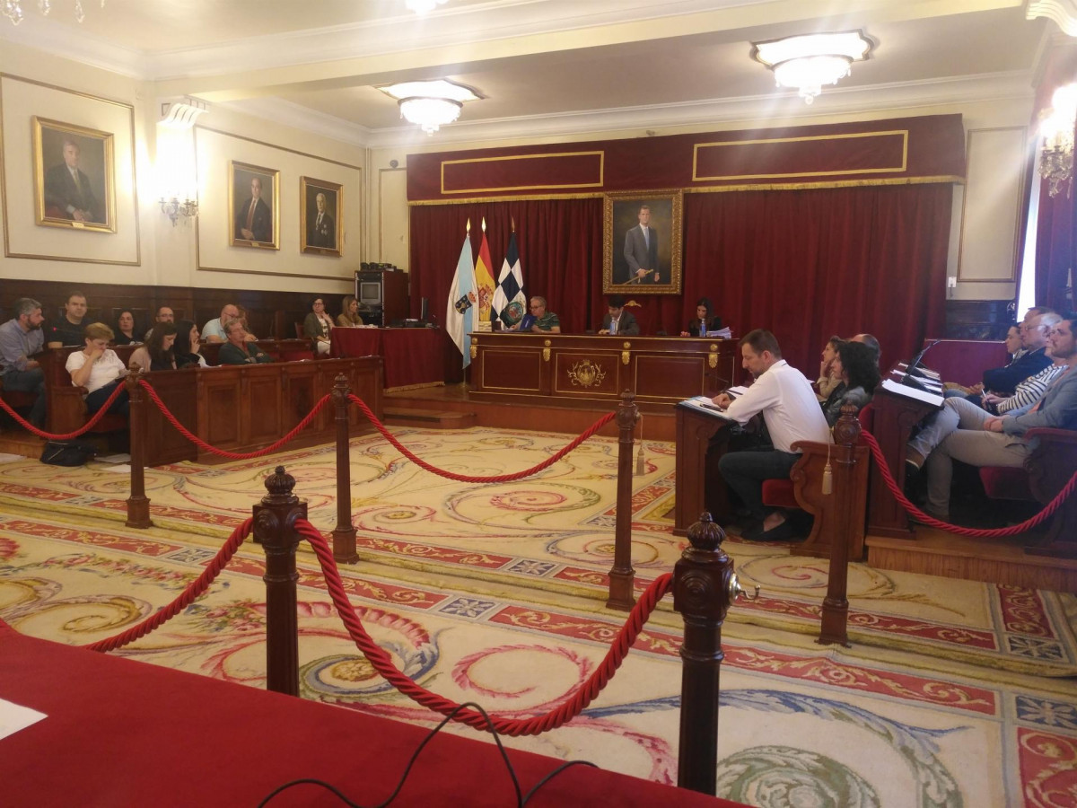 Pleno del Ayuntamiento de Ferrol.