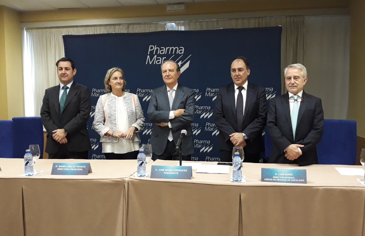 Rueda de prensa antes de la junta de accionistas de PharmaMar