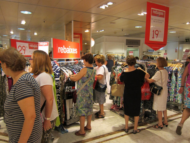 Rebajas en El Corte Inglés