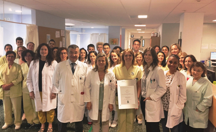 El servicio de oncología del CHUS recibe la máxima certificación internacional