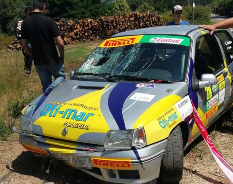 Muerto en atropello múltiple en el Rally Sur do Condado