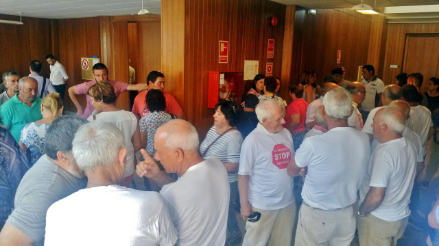 Protesta por juicio por la vivienda de Vilaboa que quieren derribar