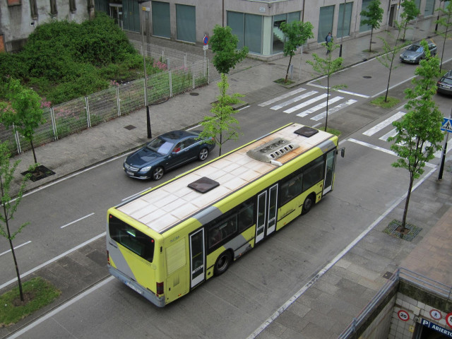 Autobús urbano Santiago de Compostela Galicia viajeros autobús urbano