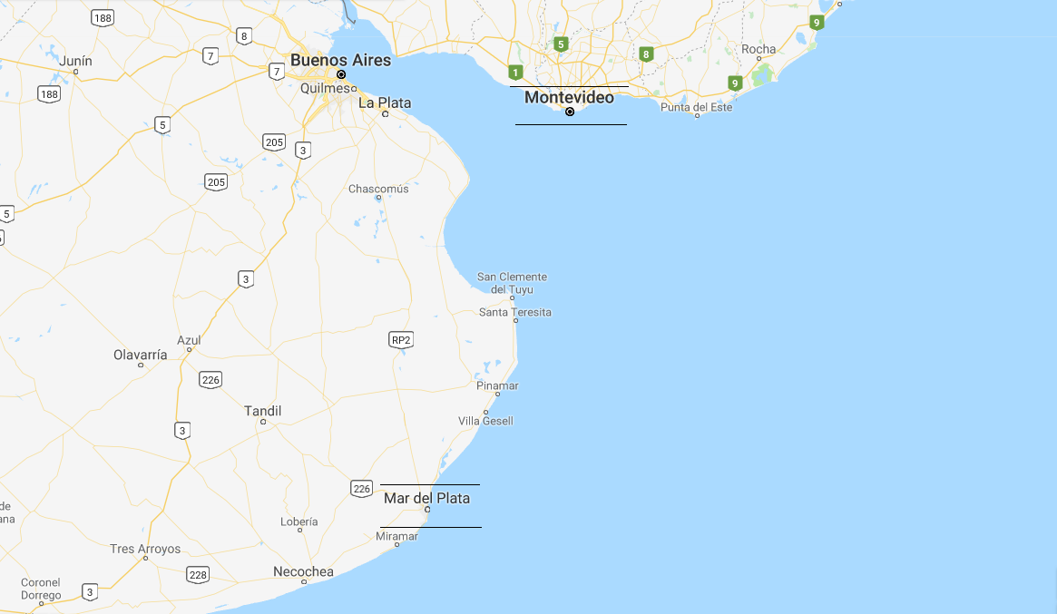 Montevideo mar de plata pesquero