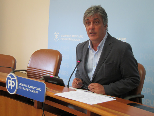 Pedro Puy, en el Parlamento