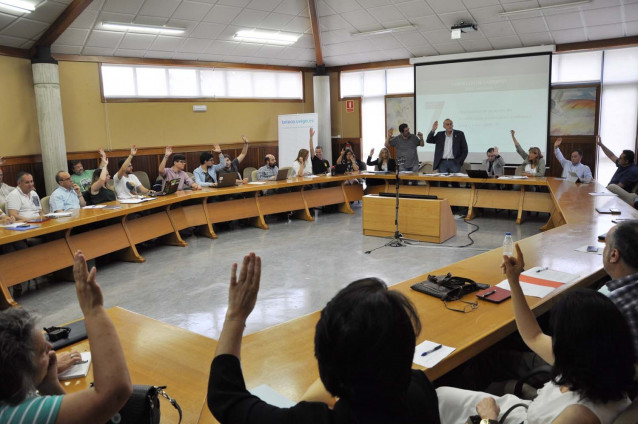 Votación en el Consello de Goberno de la Universidade de Vigo