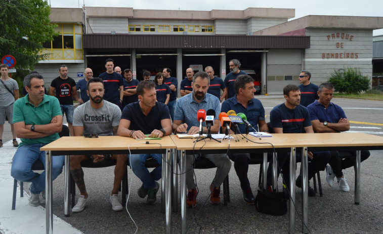 Los sindicatos votan en contra de ampliar la plantilla del cuerpo de bomberos de Ourense con interinos