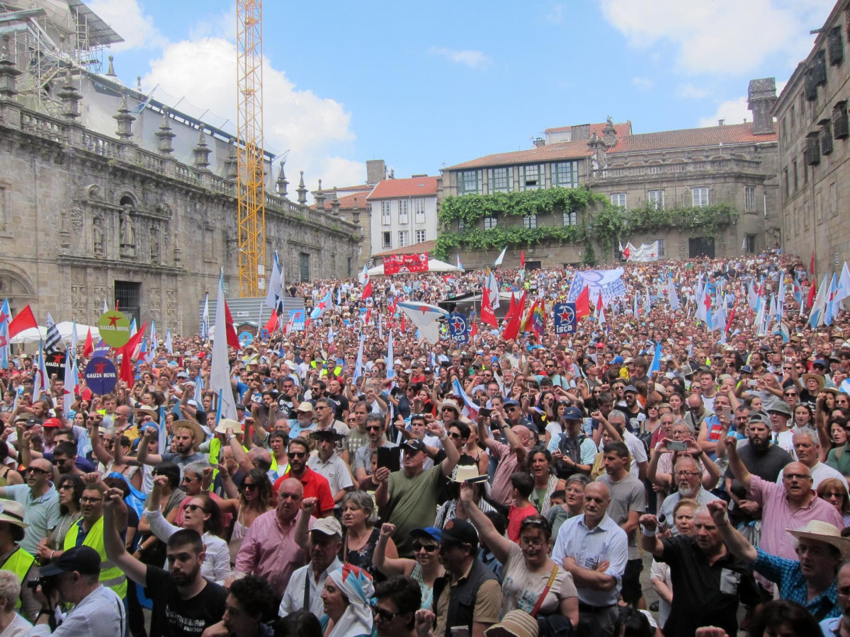 Manifestación del BNG 25 de julio 2018