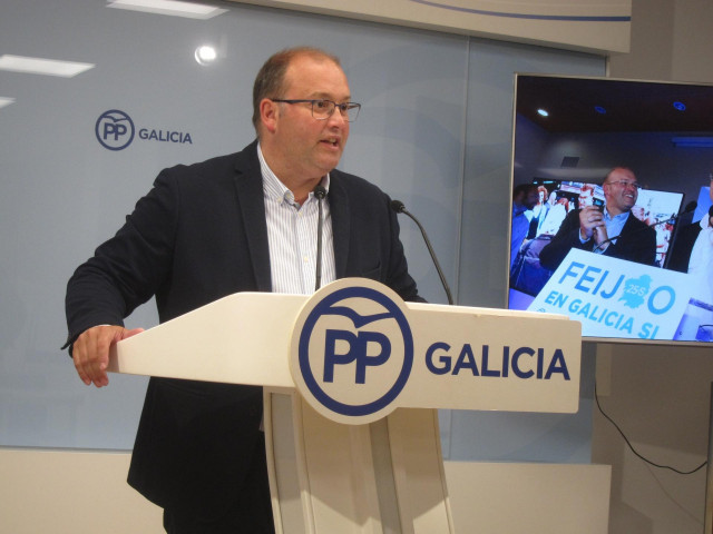 El secretario xeral del PPdeG, Miguel Tellado