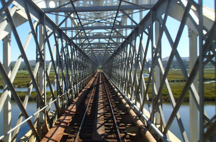 Avances en la vía férrea en el Norte de Portugal
