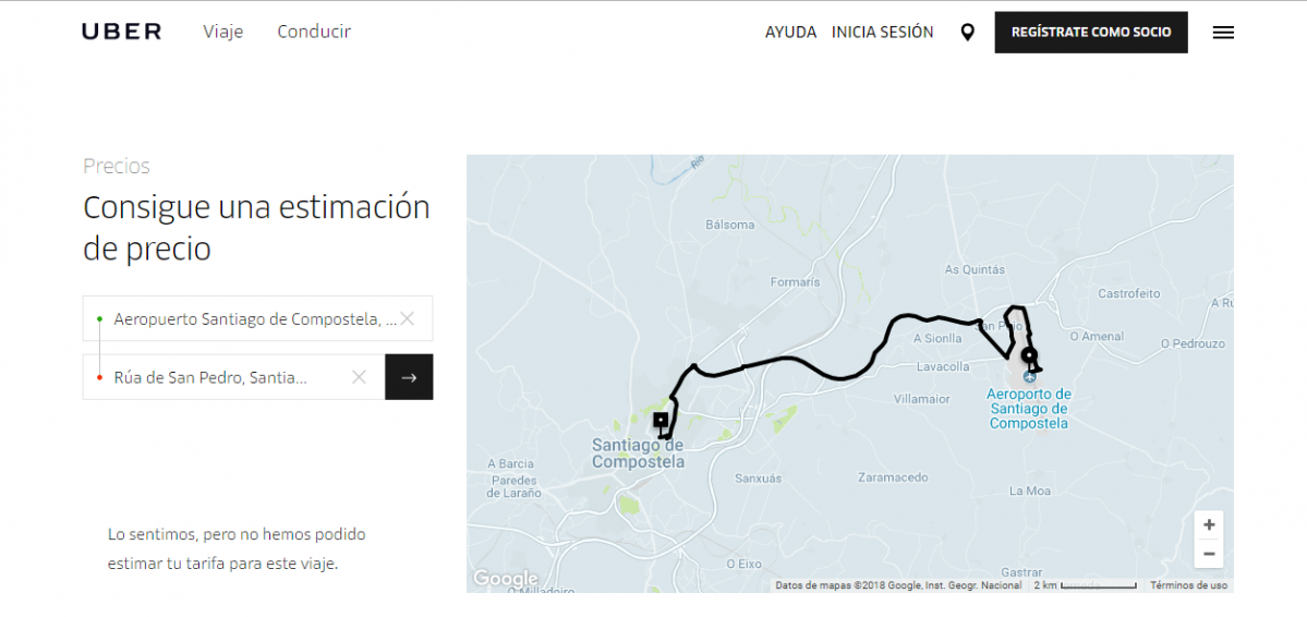 Uber  galicia