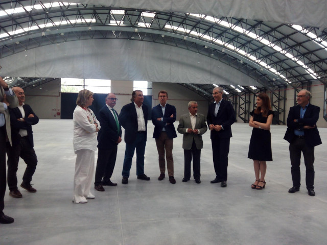 Feijóo visita la ampliación del Ifevi