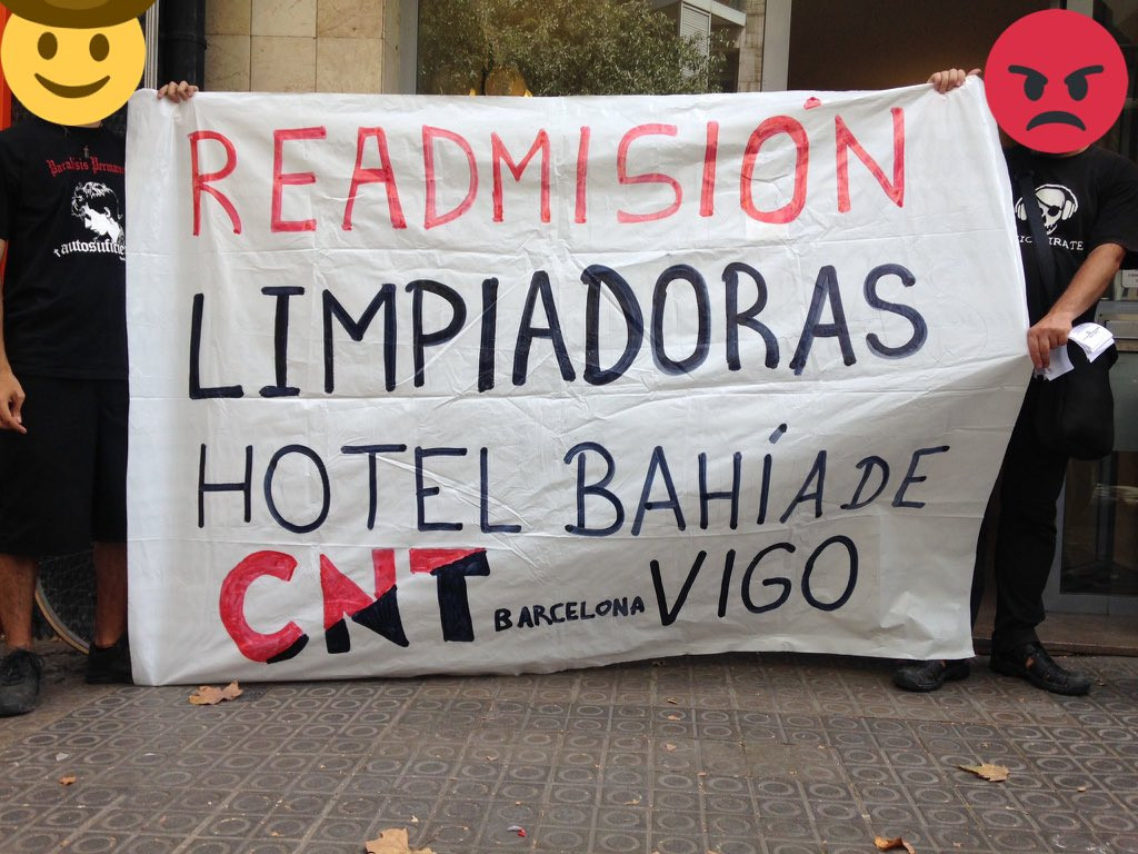 Limpiadoras camareras piso bahia cnt