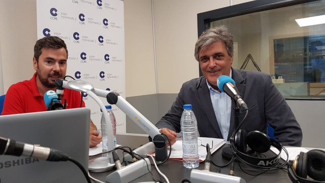El portavoz del PP en el Parlamento gallego, Pedro Puy, en entrevista para COPE