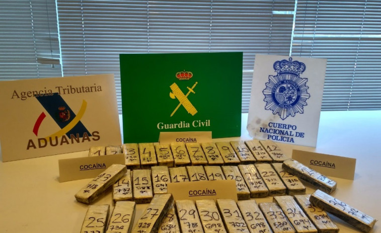 Otro alijo de cocaína colombiana descubierto en Galicia