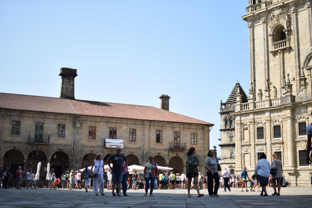 Quintana cola catedral peregrinos