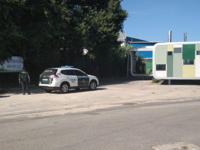 Guardia Civil en la zona en la que se produjo el intento de agresión