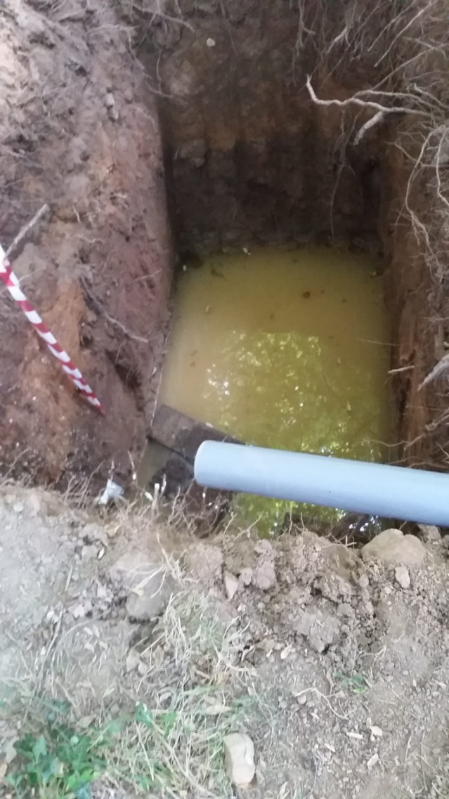 Posible vertido en Oroso