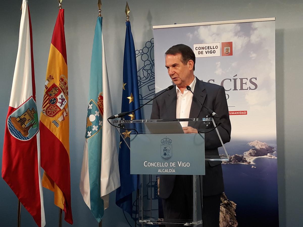 Abel Caballero en rueda de prensa