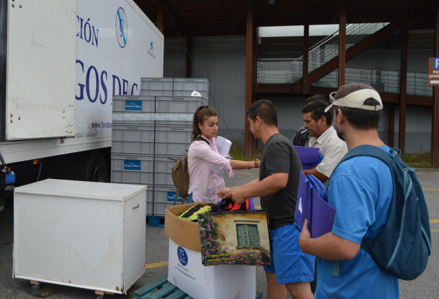 Mochilas solidarias en Ourense