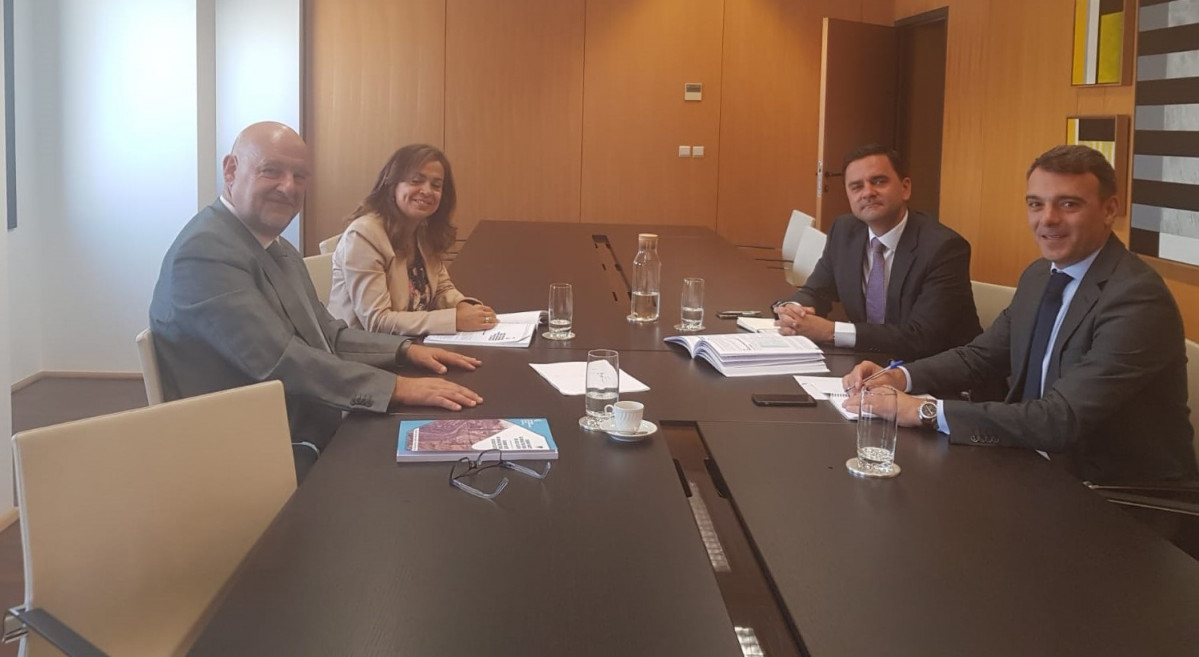 Reunión del Eixo Atlántico con el ministro de Infraestrututas de Portugal