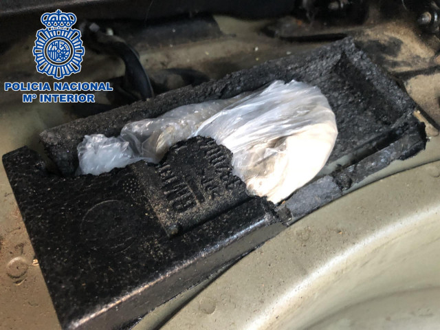 Imagen de la droga incautada en Ferrol